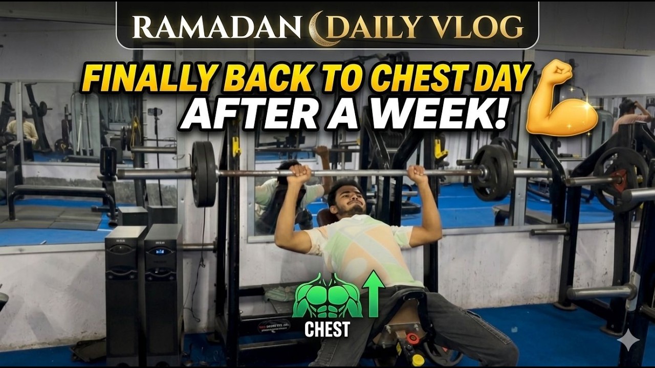 Itna Mushkil Kyun Tha? Back to Gym After 7 Days | Ramadan Vlog Blogger Pohna