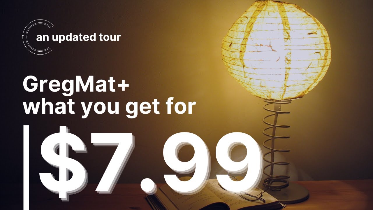 GregMat+ - An Updated Tour of What You Get for $7.99