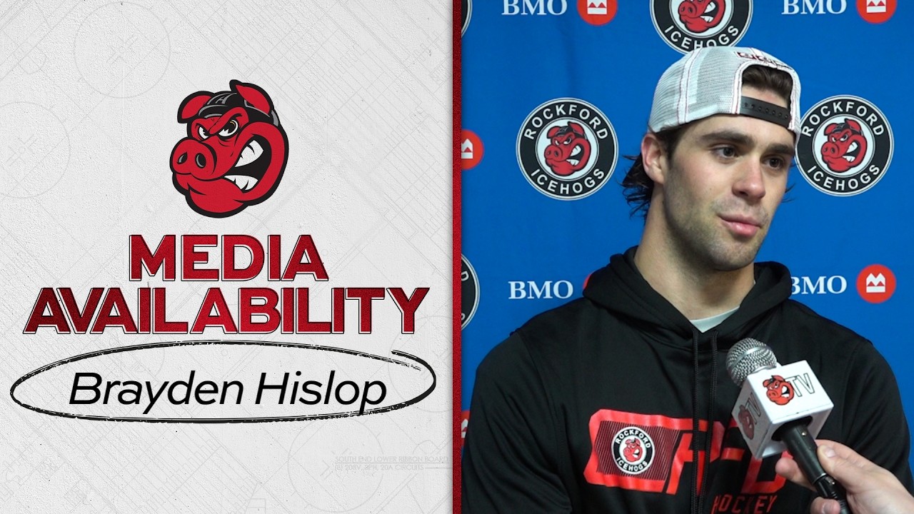 Brayden Hislop on First Games With Rockford | 3/12/26