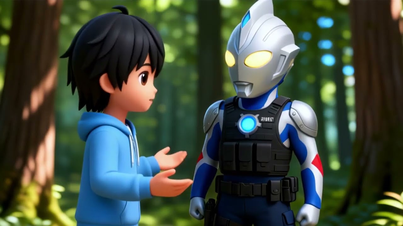 Ultraman Zero is Misunderstood Ultraman 2D Student Party Ultraman Children's Cartoon