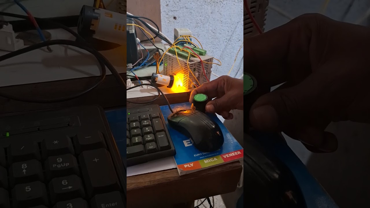 Single push button on off programming in delta PLC #plc #plc_programming #programming