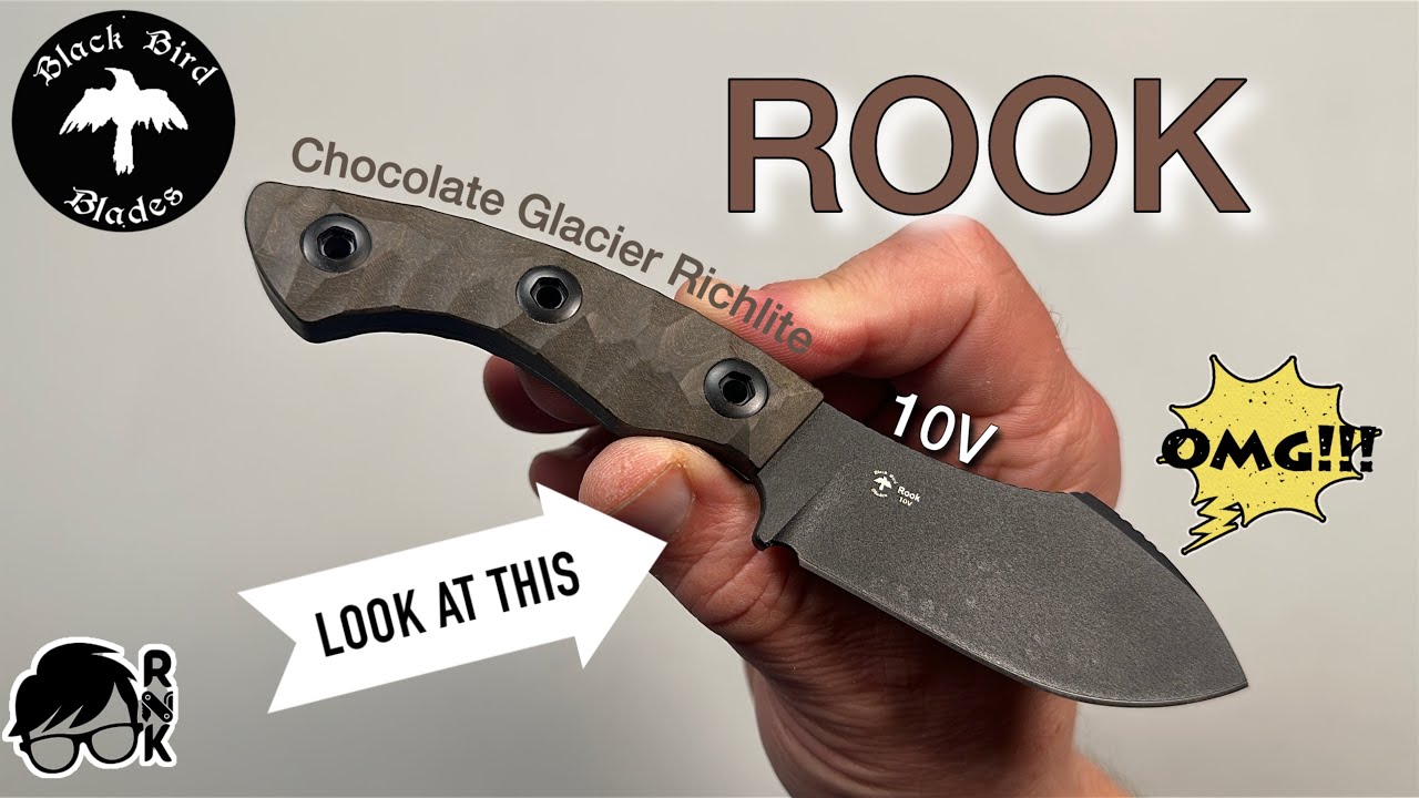 О, Боже! Blackbird Blades снова меня поразил. Нож Kizer Knives 10V Rook с фиксированным клинком!