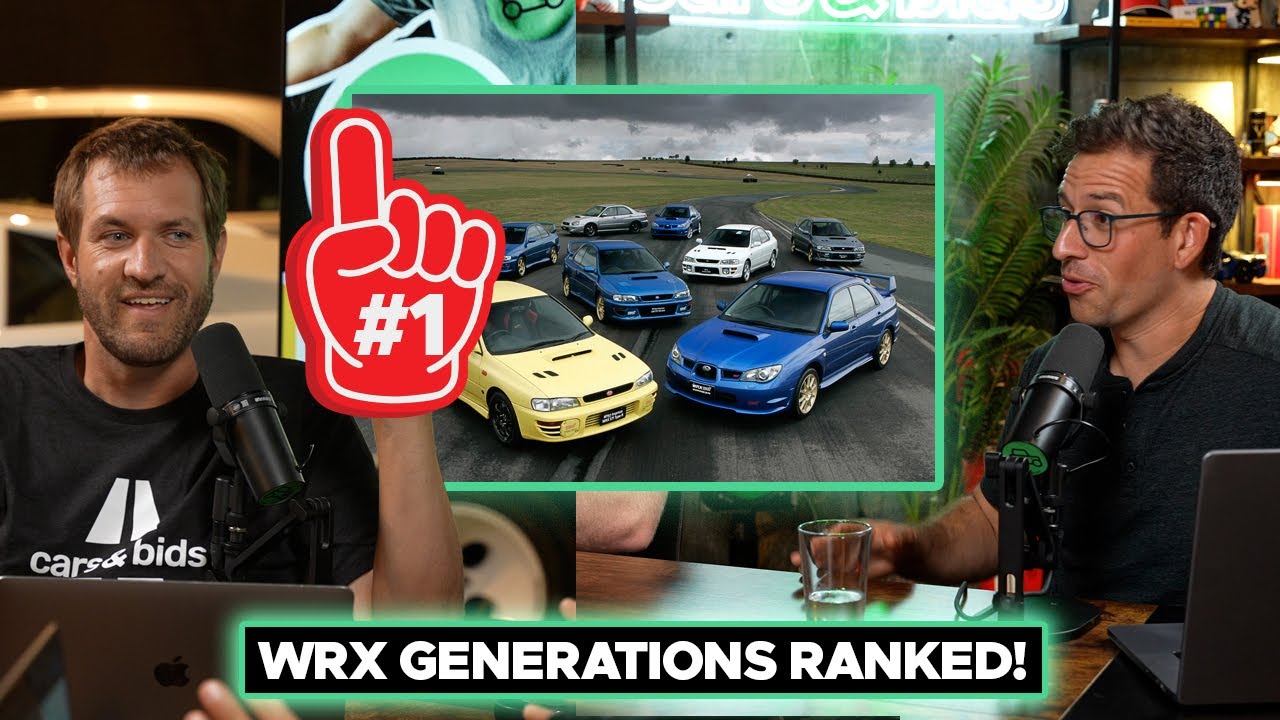 Every Subaru WRX Generation Ranked