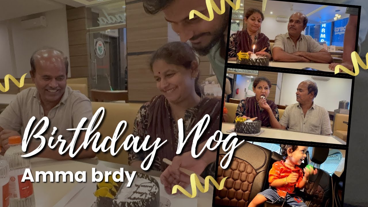 AMMA’S BIRTHDAY CELEBRATION ❤️🎉🎂🍰 #journeywithshwetha @JourneyWithShwetha #travelvlog #newvideo 
