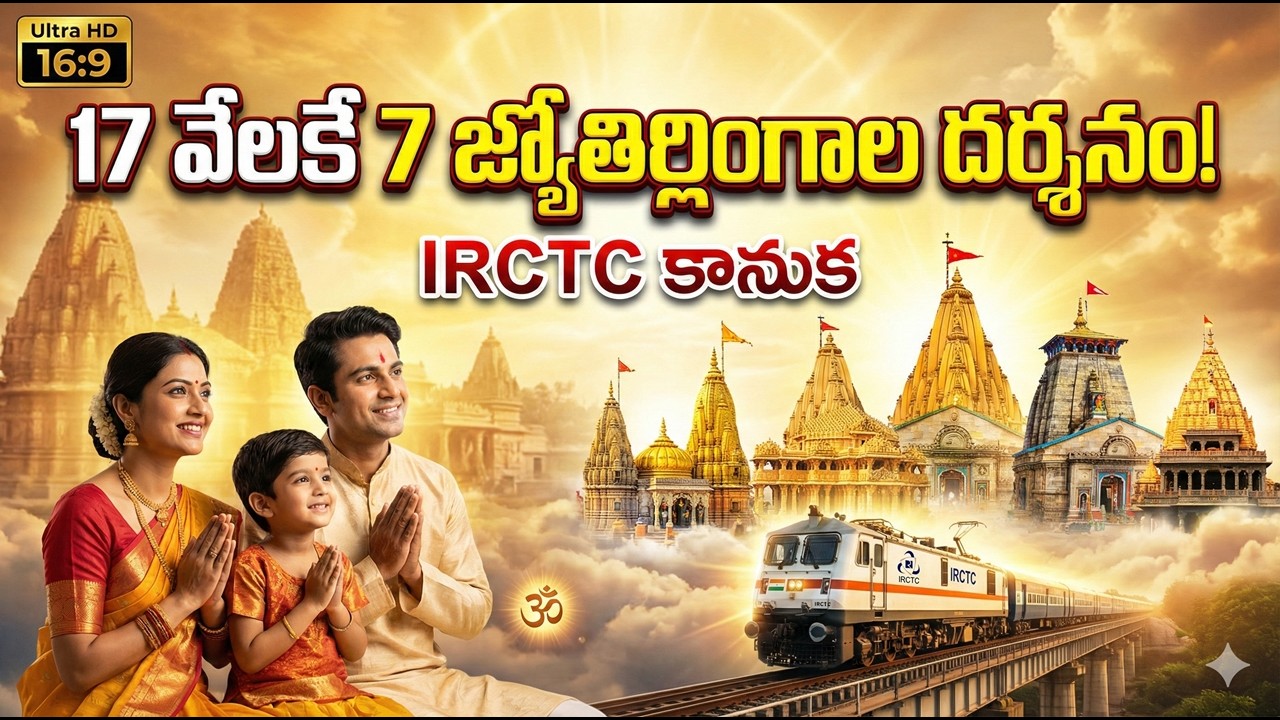 IRCTC కానుక! 17 వేలకే 7 జ్యోతిర్లింగాల దర్శనం | పూర్తి టూర్ వివరాలు | IRCTC Special Train Tour |