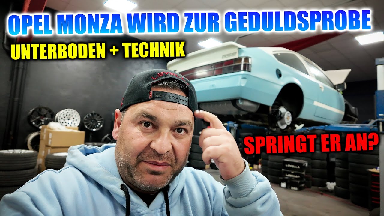 Opel Monza Projekt wird zur Geduldsprobe - kriegen wir ihn zum laufen? + Unterboden & Technik