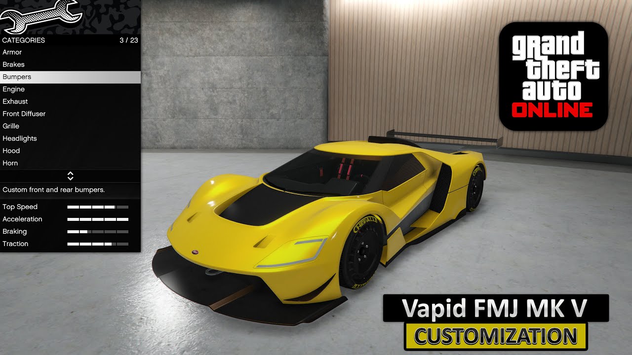 Vapid FMJ MK V - Customization and Review / GTA Online: A Safehouse In The Hills DLC / Review in 4K