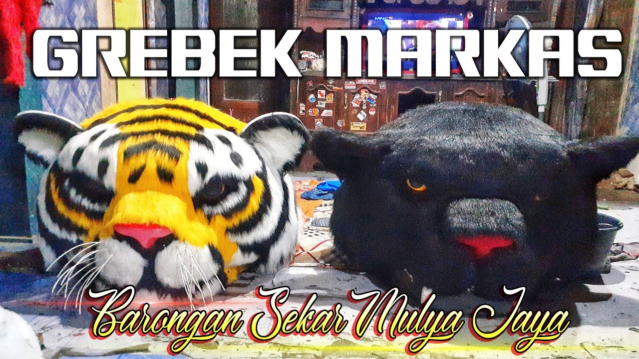 Grebek Markas SEKAR MULYA JAYA Barongan Demak Melihat Proses Rombak Kulit Macan Kumbang Hitam