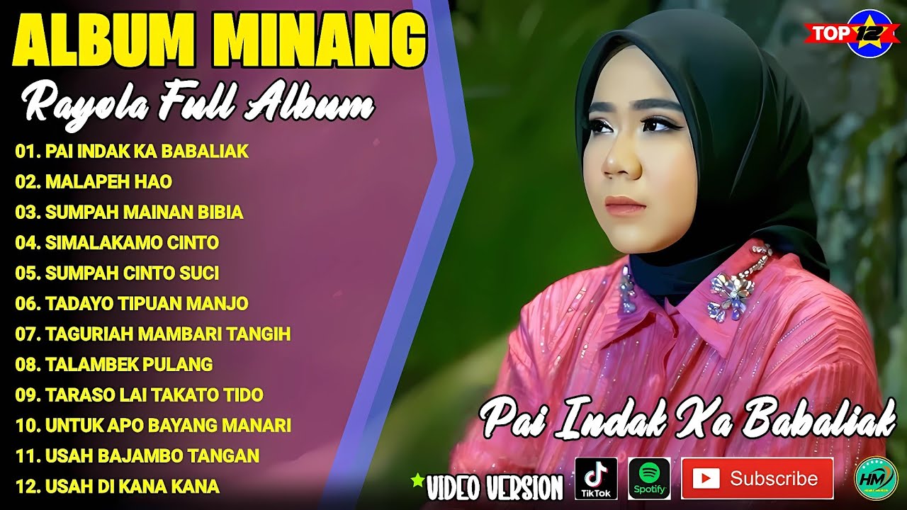 Album Rayola || PAI INDAK KA BABALIAK - MALAPEH HAO - Lagu Minang Terpopuler 2025 - Viral Tiktok