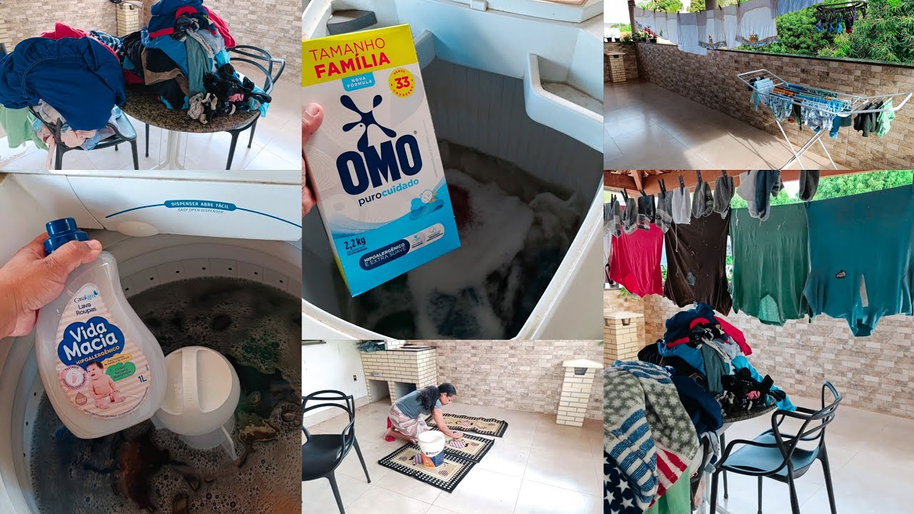 02 DIAS INTENSO LAVANDO ROUPAS|TESTEI UM NOVO LAVA ROUPAS DE BEBÊ|LAVEI A LAVANDERIA|ORGANIZEI TUDO✨