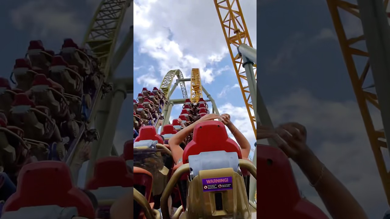 Stardust Racers POV #epicuniverse #stardustracers #rollercoaster #coaster #pov #fast #ride #orlando