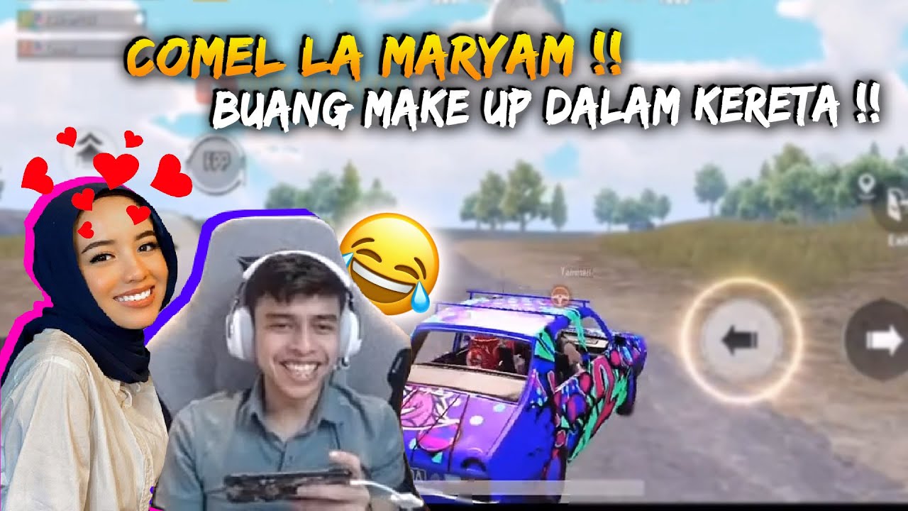 IronPro Tak Focus Sebab Maryam Tengah Buang Make Up Dalam Game | IronPro Game Play | PUBG Mobile
