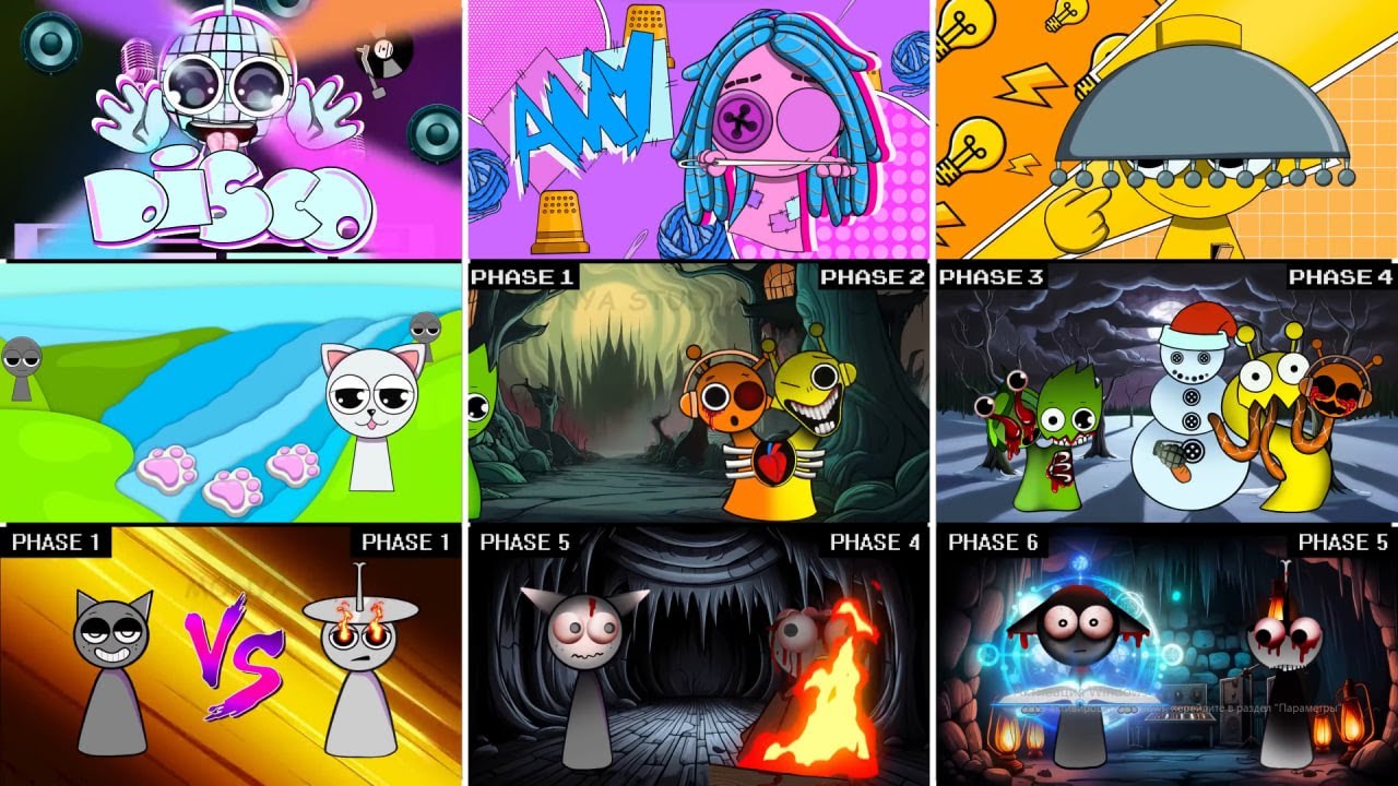 SPRUNKI ANIMATION  Incredibox Sprunki OC Animated Series Intro 2 PHASE