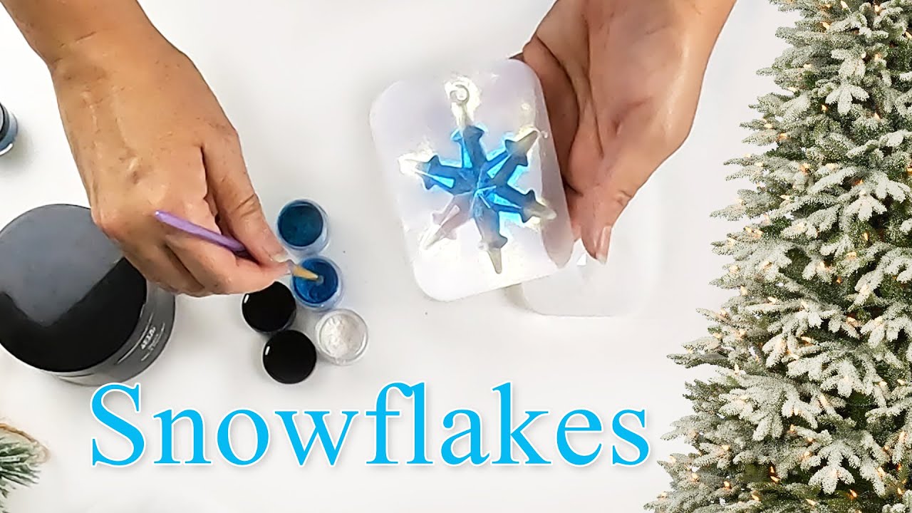 Snowflake Resin Molds - COLORSHIFT Mica - Lets Resin