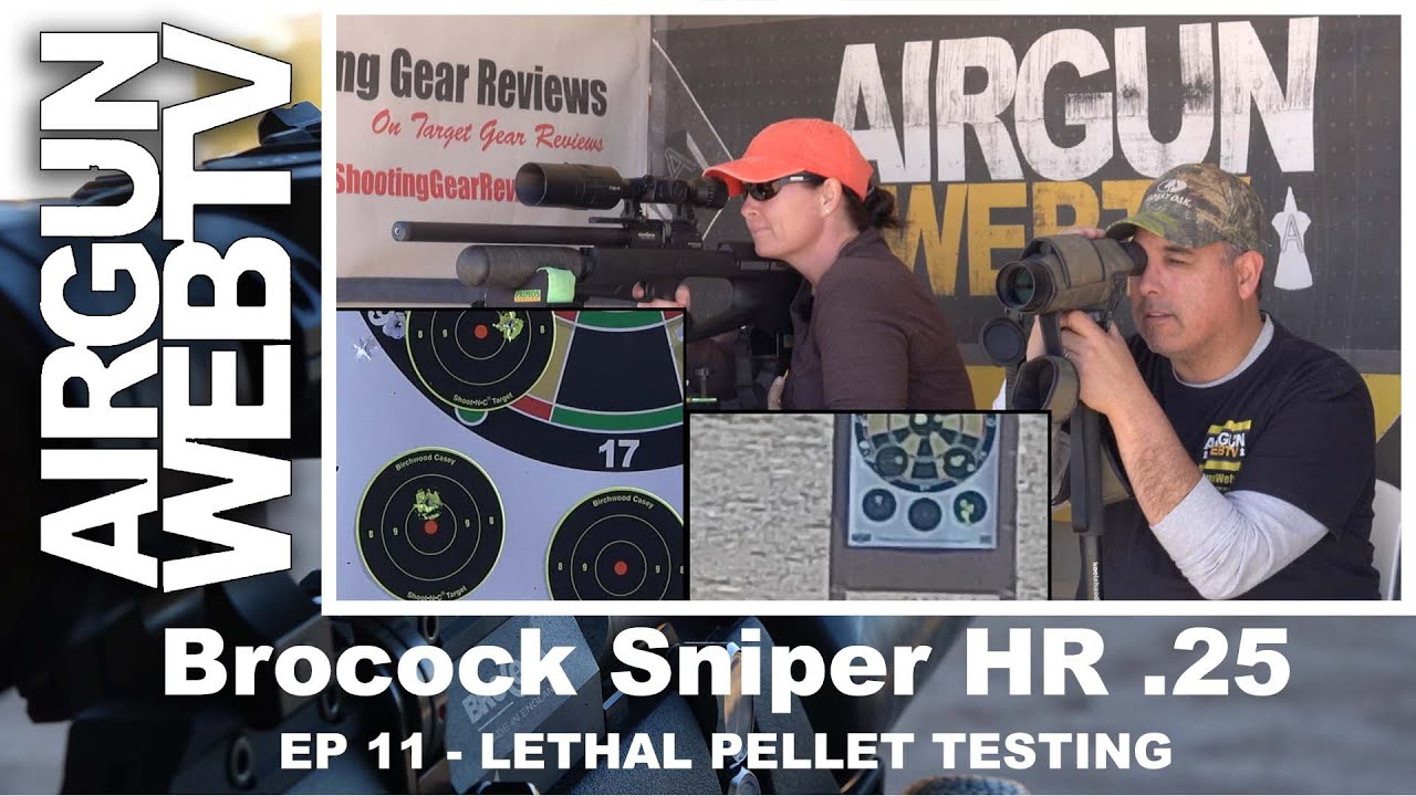 Смертельные пули калибра .25 — Brocock Sniper HR, эпизод 11: тестирование JSB Hades и других смер...