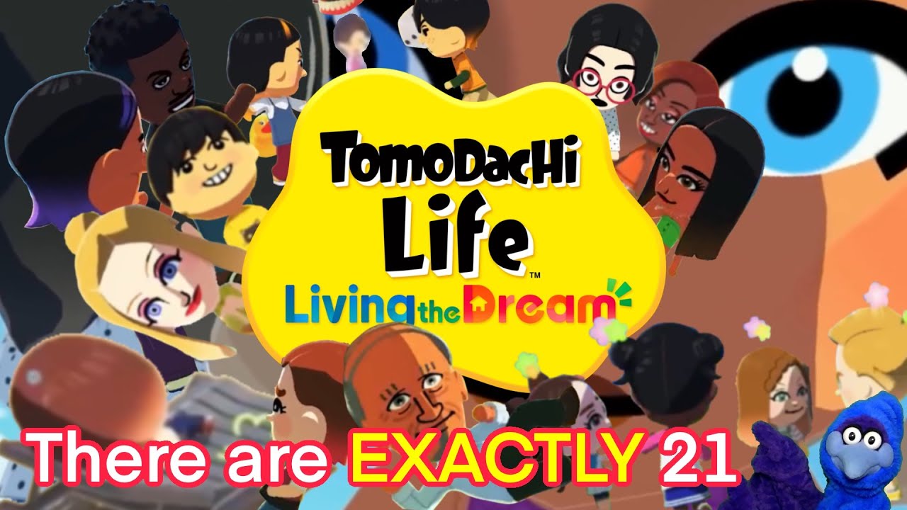 There are EXACTLY 21* Miis in the Tomodachi Life 2 Trailer