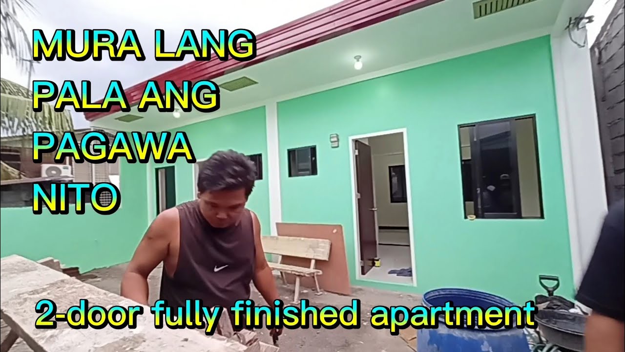 MAGKANO ANG BUDGET SA PAG GAWA NANG 2-DOOR APARTMENT | 40sqm FULLY FINISHED