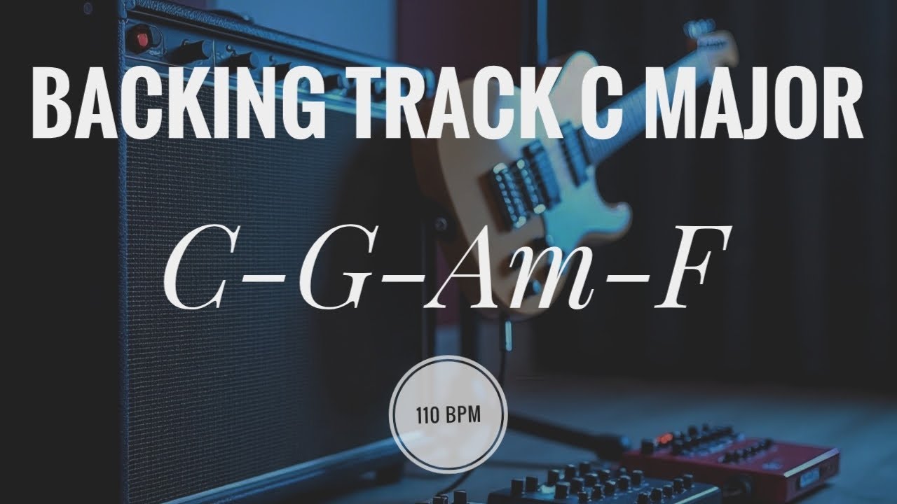 C Major backing track | Pop Rock backing track | 120 BPM