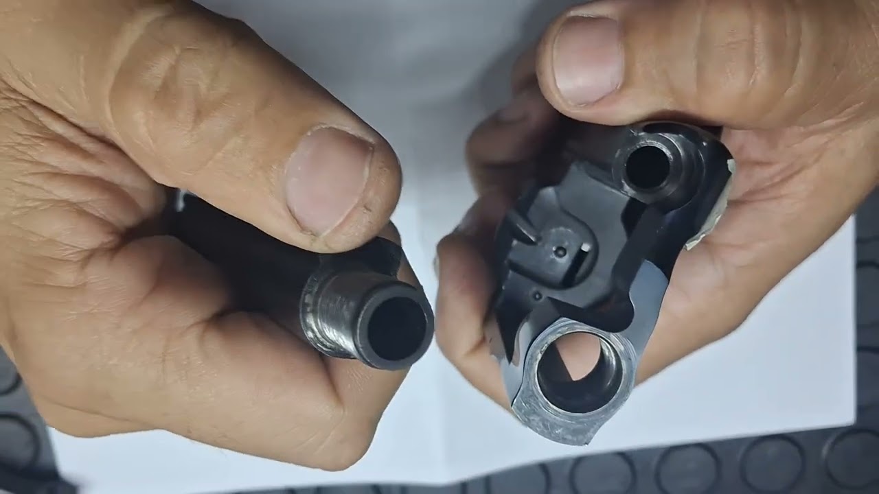 Problema na rosca do cano do revolver. ✅️Me siga também no Instagram EDCcustom101 