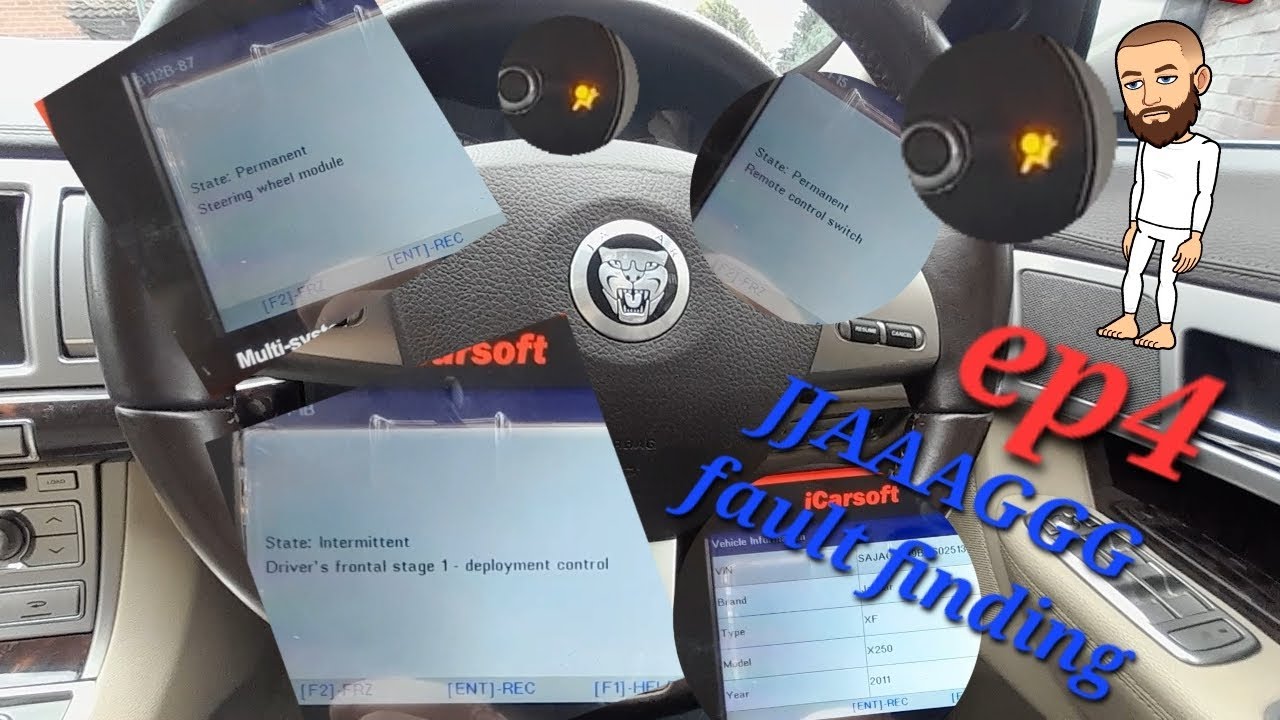 Reviving A Jaguar XF Journey: Episode 4 - Unraveling the Mystery: Fault Finding in the Airbag System