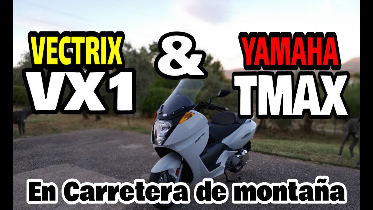 Vectrix VX1 125 cc & Yamaha Tmax 550 cc. No comment.
