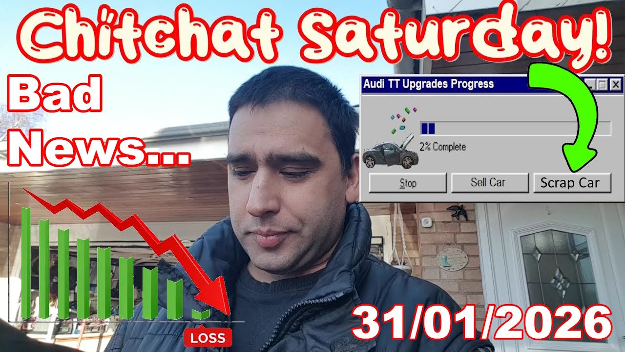 Chitchat Saturday 31/01/2026 I have crashed my car!😭