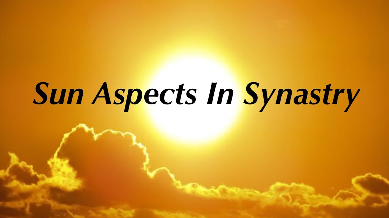 Sun aspects in synastry
