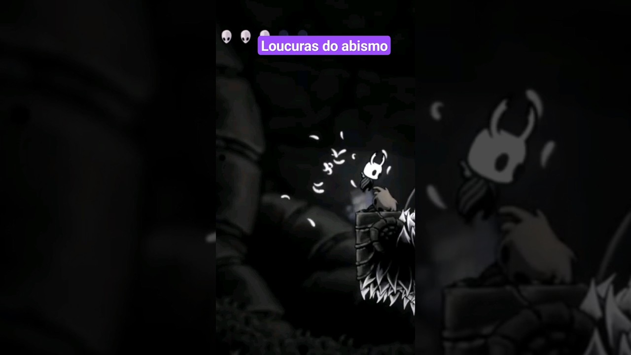 O acontece com o hollow knight dentro do abismo....