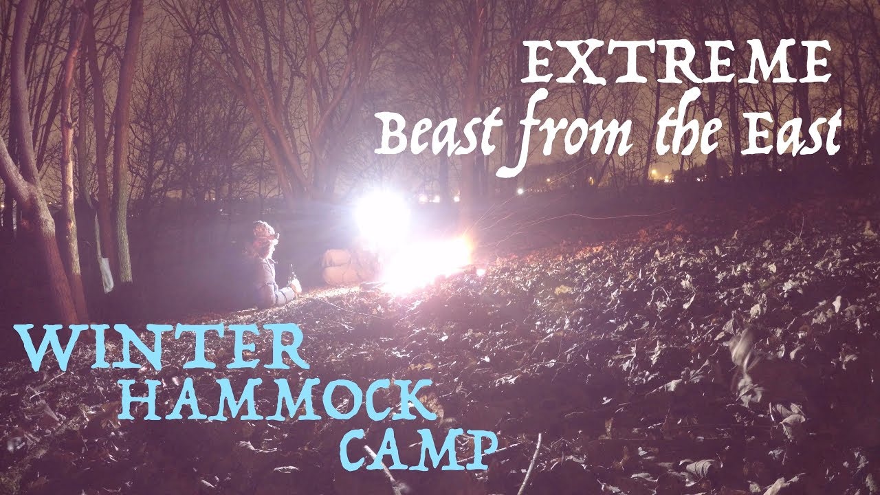 Hammock Camping in the Beast From The East !
