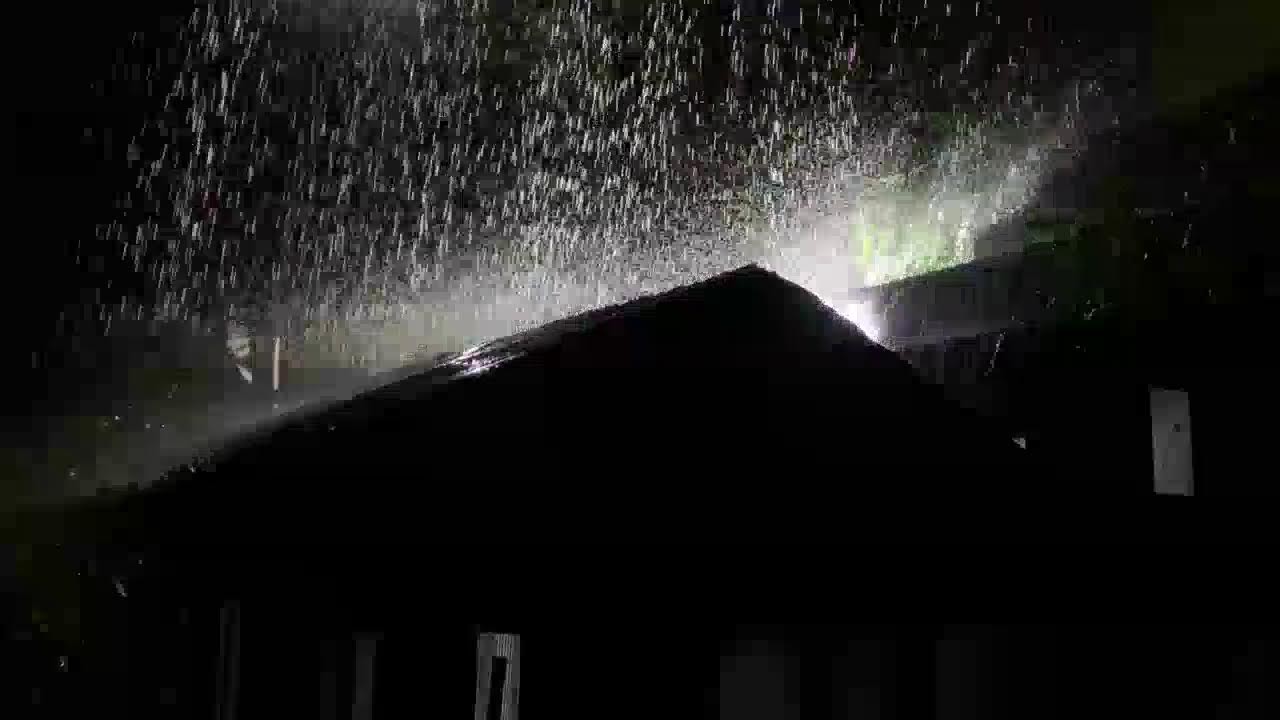 Pure Rain Sounds on Tin Roof for Peaceful Sleep