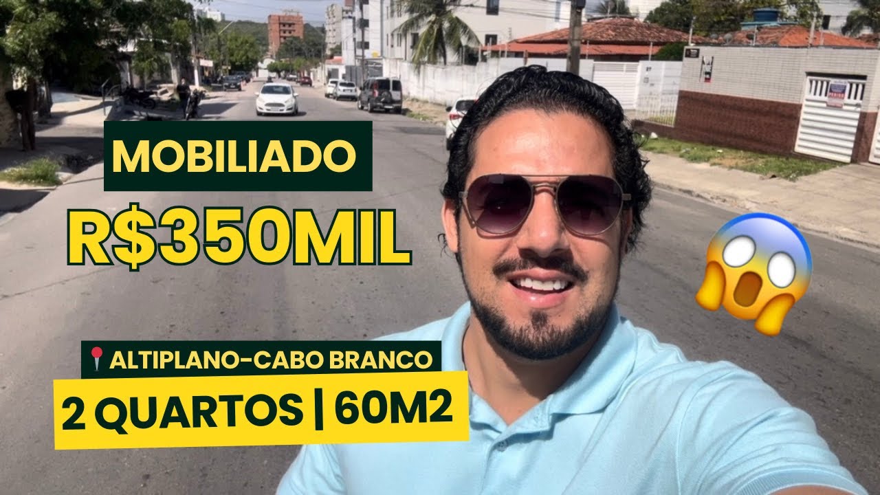 MOBILIADO R$350mil NO ALTIPLANO CABO BRANCO EM JOÃO PESSOA PB 😱 PRONTO PARA MORAR ! 