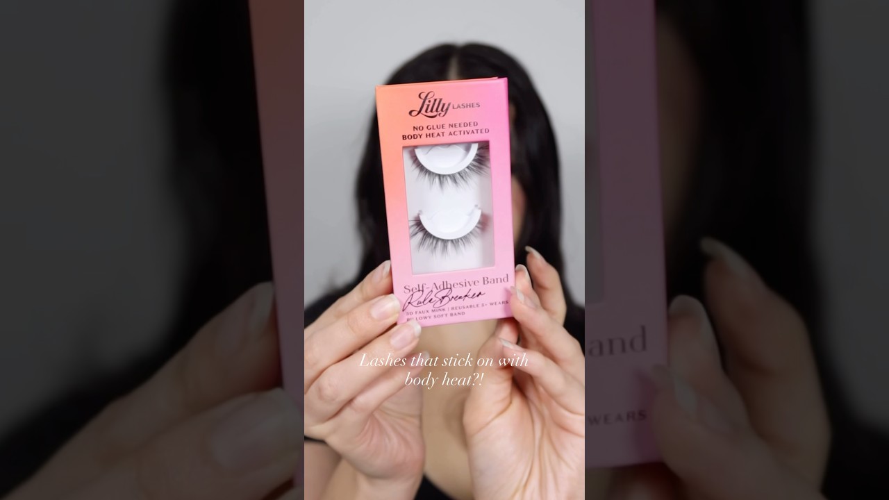 Самые простые ресницы, которые вы когда-либо пробовали 😭✨ Обзор самоклеящихся ресниц Lilly Lashes...