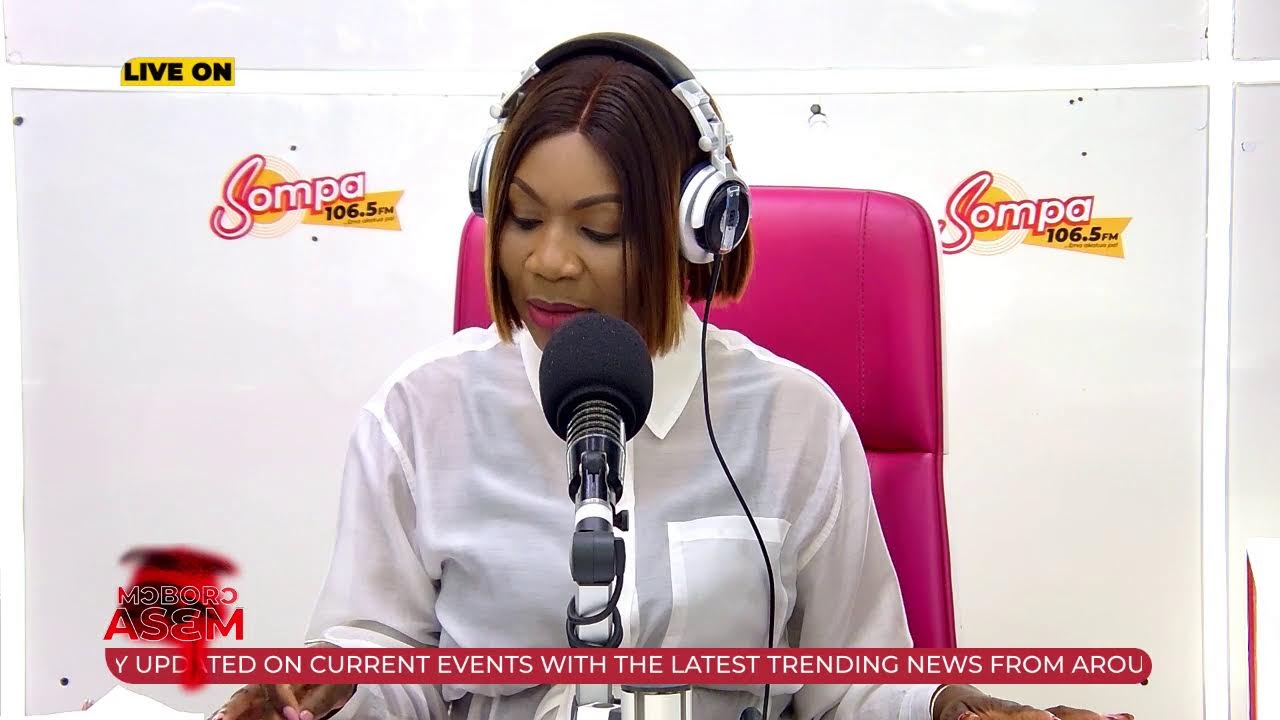 MↃBORↃ ASEM LIVE ON SOMPA 106.5 FM WITH AKOSUA NHYIRA, OHENEYERE & APAM DADAA  03-04-26 BY AUGUSTINE