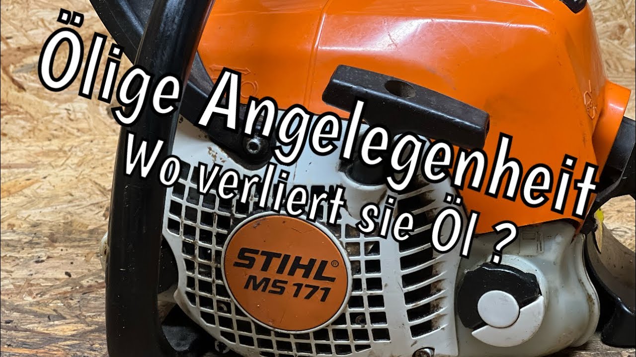 Stihl MS 171 und ihre Öl Inkontinenz…