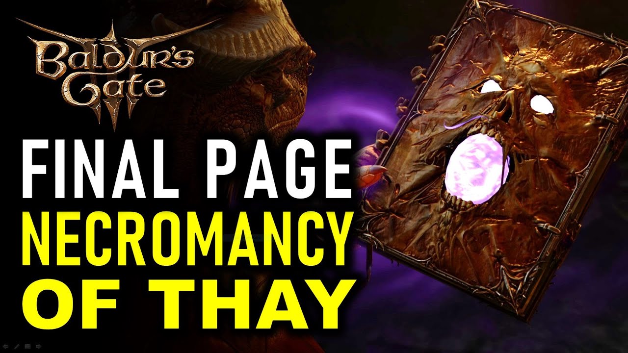 How to Unlock FINAL PAGE of The Necromancy of Thay | Baldur's Gate 3 (BG3)
