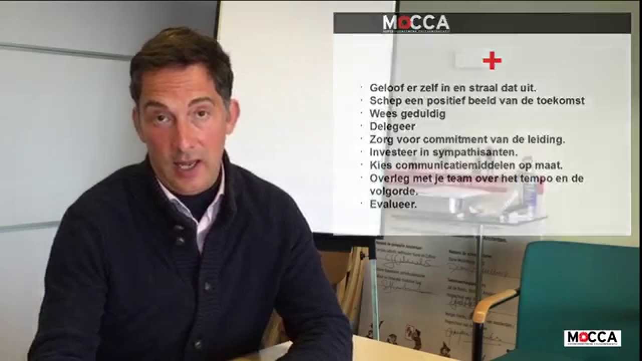 Draagvlak creëren met de 4 C's