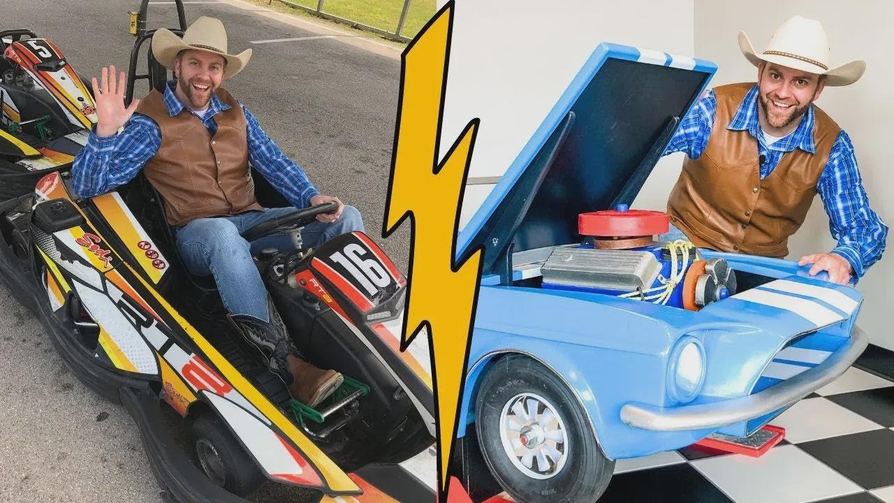 Chez le garagiste puis direction karting avec Cowboy Jack