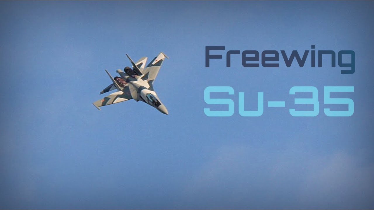 Freewing Su-35, Low Altitude Aerobatics - HD 60fps