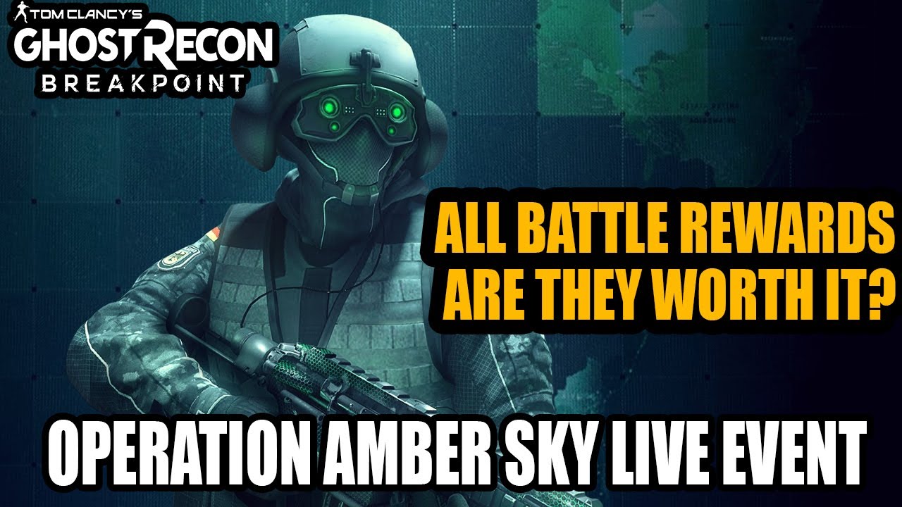 Ghost Recon Breakpoint: Battle Rewards Operation Amber Sky | Are they worth it?