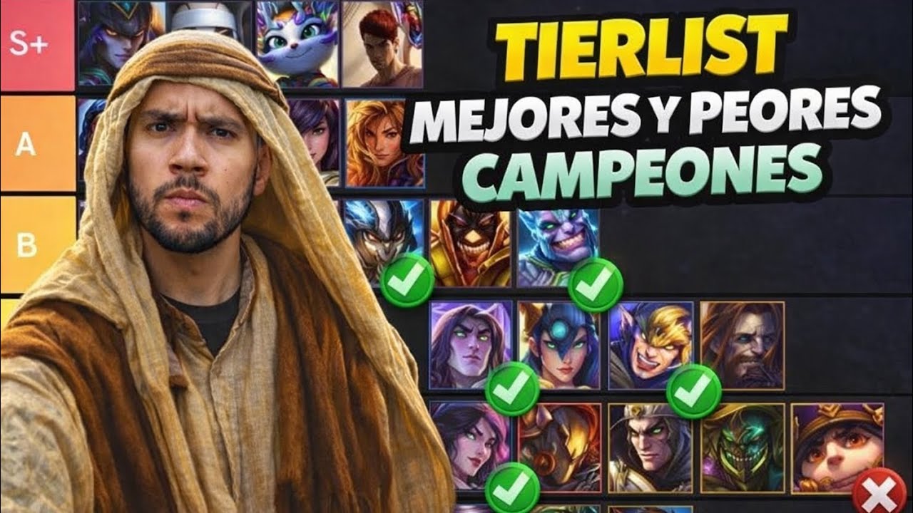 ¡MEJORES Y PEORES CAMPEONES WILD RIFT 2026! - PARCHE 7.0