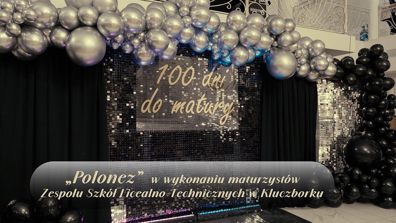 Polonez w wykonaniu uczniów Zespołu Szkół Licealno-Technicznych w Kluczborku