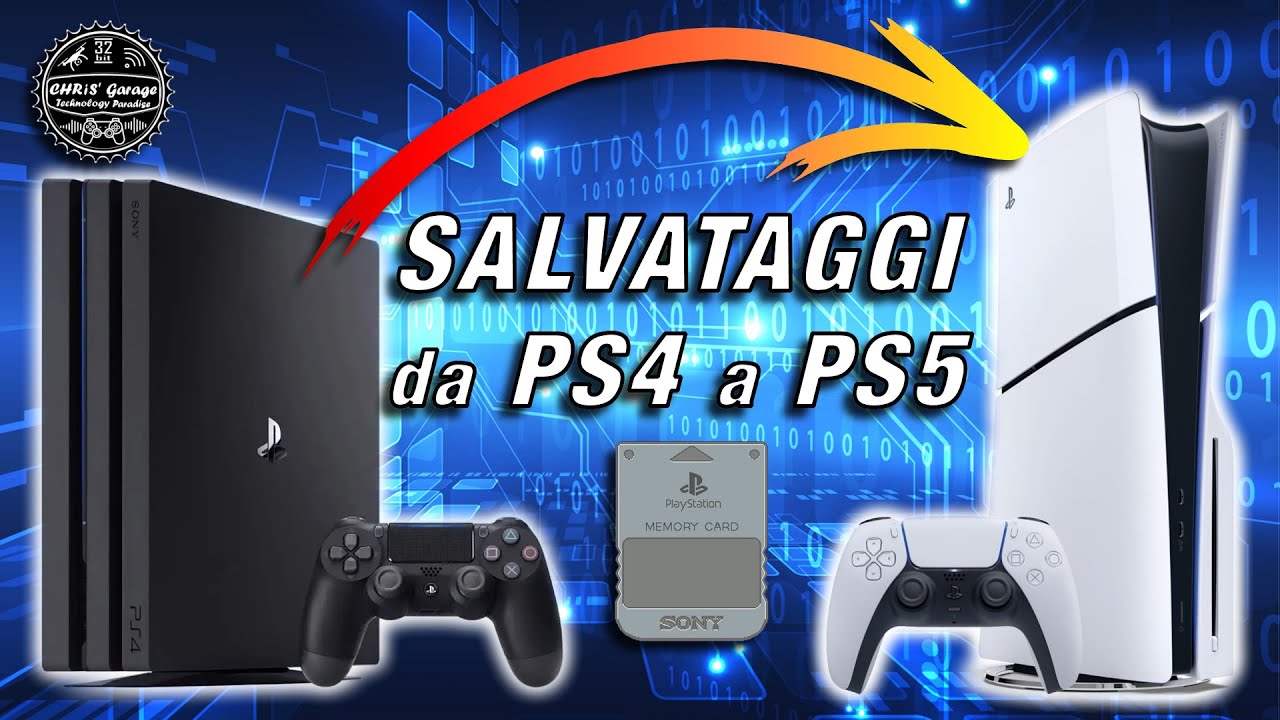 Trasferire i SALVATAGGI DI GIOCO da PS4 a PS5 via router