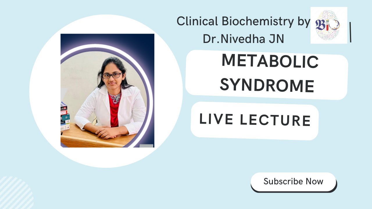 Biochemistry High-Yield: Metabolic Syndrome in One Shot | Dr.Nivedha JN