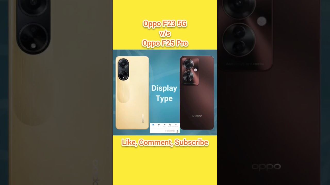 Oppo F235G vs Oppo F25 Pro || Oppo F25 or Oppo F23 Compare || Mobile Compare || Oppo || shorts