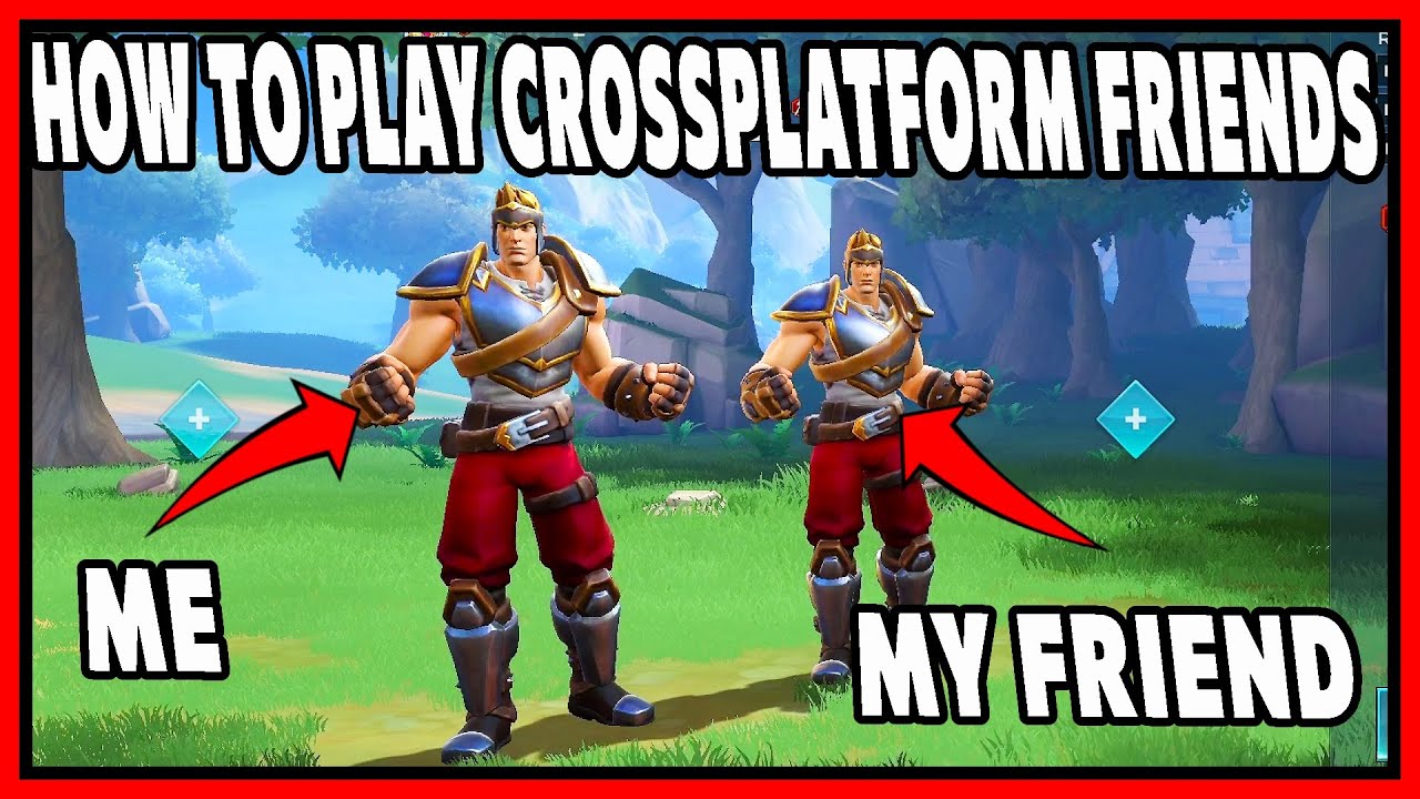 HOW TO ADD, INVITE AND PLAY WITH YOUR CROSS PLATFORM FRIENDS IN REALM ROYALE