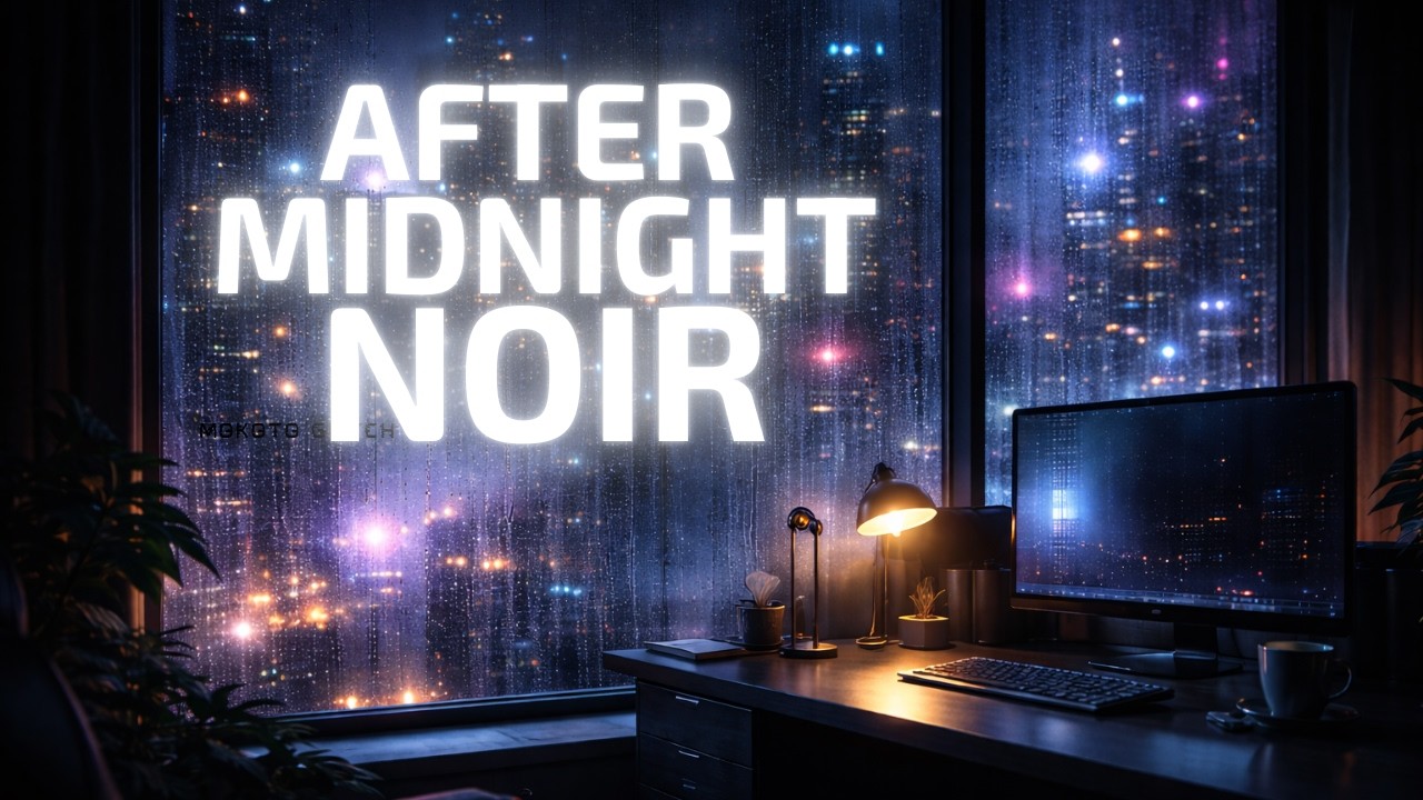 After Midnight Noir | Cyber Noir Ambient for Focus, Work & Night Driving