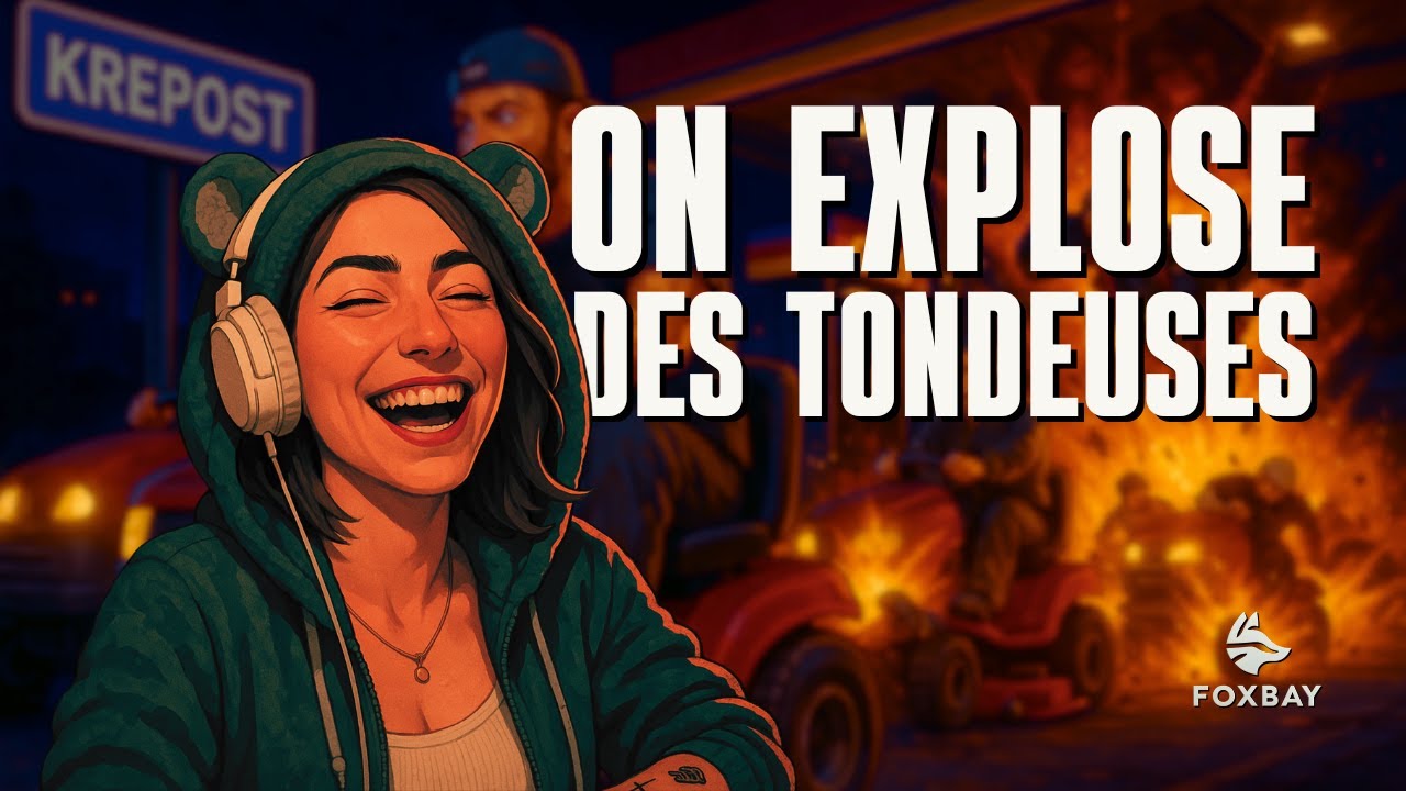 [EP.29] ILLÉGAL EN TONDEUSE À GAZON 😭💥 KREPOST PART EN VRILLE ET TOUT EXPLOSE | Foxbay RP