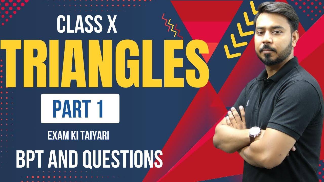 CLASS 10TH | MATHS | CHAPTER 6 | TRIANGLES | PART 1