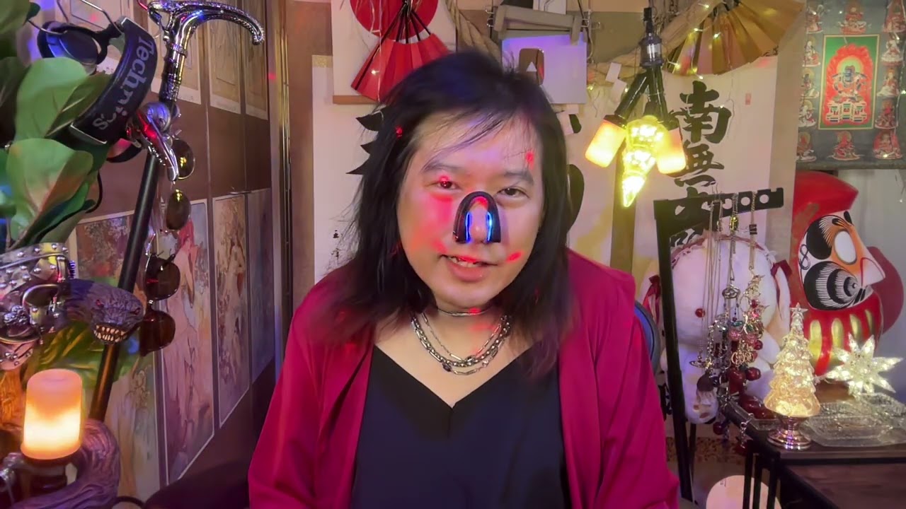 首用・鼻用EMS中の鼻声ニュース  (News with EMS for Nose and Neck) by Hiroki 202601311226
