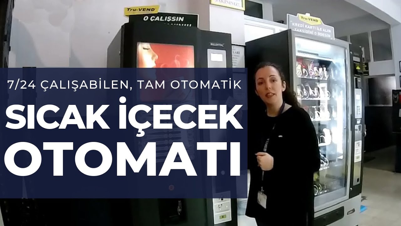 Çay Kahve Otomatı | Tru-VEND Maxi Kafe | Otomat Makineleri